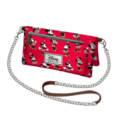 Bolsa rectangular com corrente Minnie Disney Cheerful