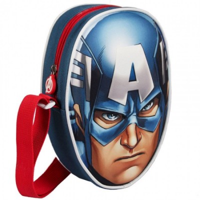 Bolsa tiracolo Avengers 3D Marvel Capitão América