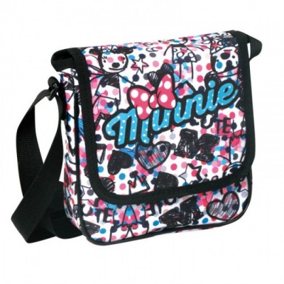 Bolsa tiracolo pequena Disney Minnie Draw