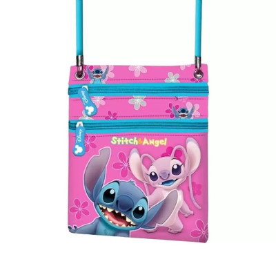 Bolsa Tiracolo Stitch e Angel Match
