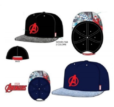 Boné Cap Avengers Marvel Sortido