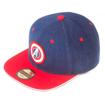 Boné Cap Capitão América Avengers Marvel Premium