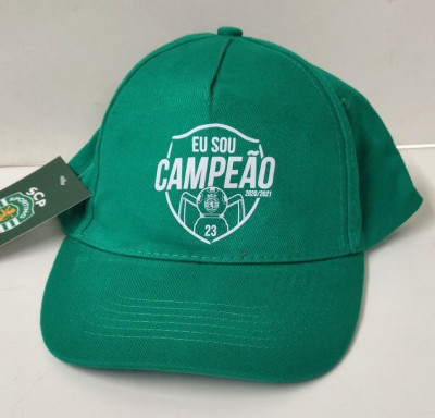 Boné Sporting Campeão Verde 2020/2021