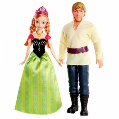 Boneca Anna e Kristoff Frozen