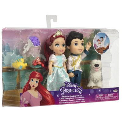 Boneca Ariel + Eric A Pequena Sereia Disney 15cm