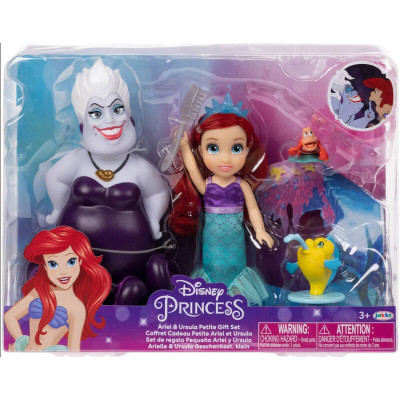 Boneca Ariel + Úrsula A Pequena Sereia Disney 15cm