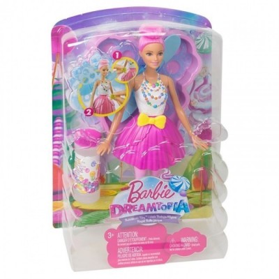 Boneca Barbie Fada Bolas de Sabão