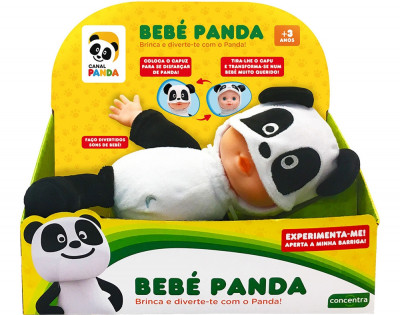 Boneca Bebé Panda