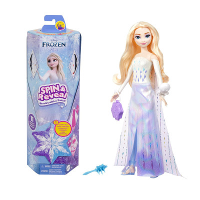 Boneca Elsa Frozen Disney Spin And Reveal