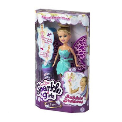 Boneca Fada Bolas Sabão Sparkle Girlz