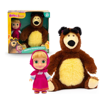 Boneca Masha + Urso Peluche