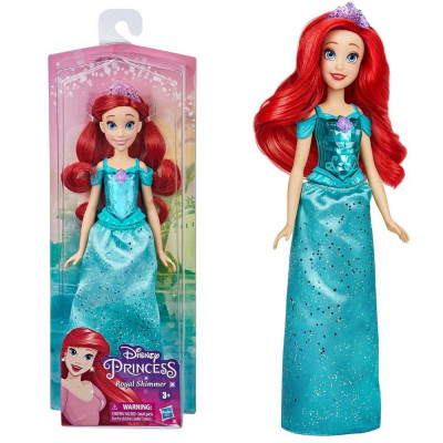 Boneca Princesa Disney Ariel Brilho Real