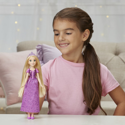 Boneca Princesa Disney Rapunzel Brilho Real Hasbro