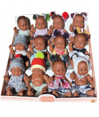 Boneco Africano Pequeno Paola Reina 22cm Sortido
