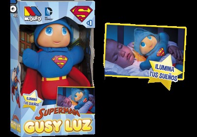 Boneco Gusiluz Superman com luz