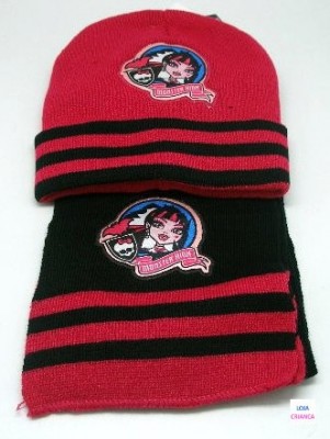 Cachecol e Gorro Monster High