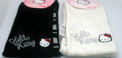 Cachecol Hello Kitty em Branco ou Preto