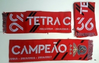 Cachecol SLB Benfica Tetra Campeão