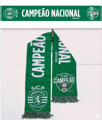 Cachecol Sporting Campeão 2020/2021