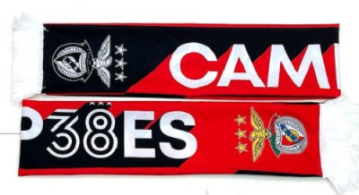 Cachecol Subliminado Benfica Campeões 38