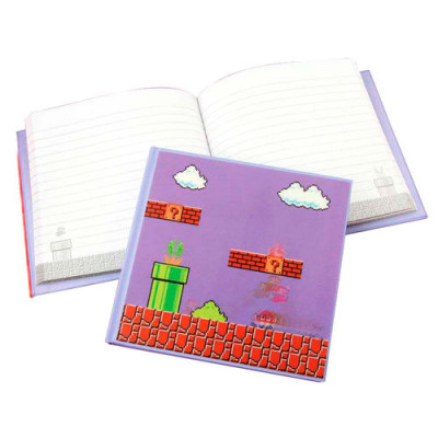 Caderno 3D Super Mario