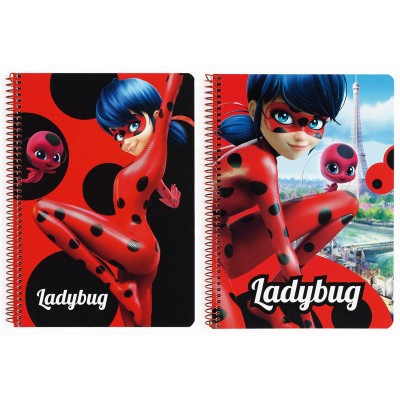 Caderno A5 em espiral LadyBug - Torre Eiffel - Sortido