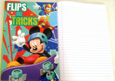 Caderno A5 Mickey Lets Skate