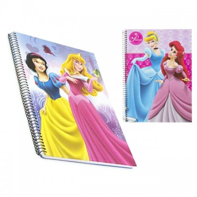 Caderno A5 Princesas Disney