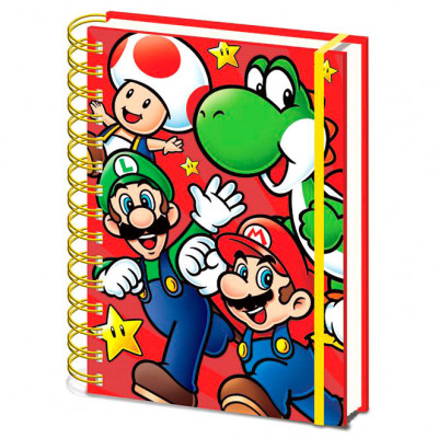 Caderno A5 Super Mario