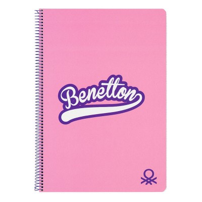 Caderno A6 Benetton Pink