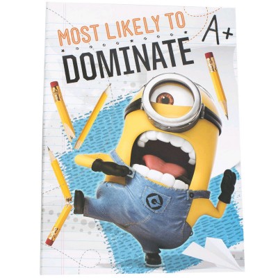 Caderno agrafado A4 Minions