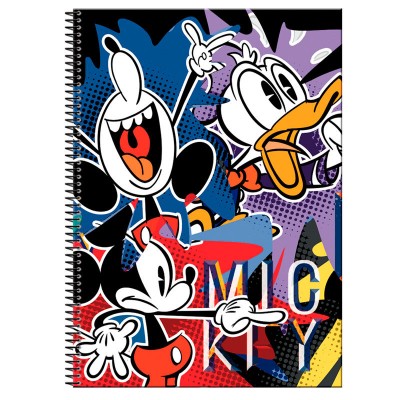 Caderno argolas Mickey Disney A4 - Madness 80h