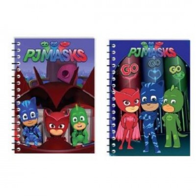 Caderno Espiral A5 PJMasks - sortido