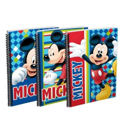 Caderno Pautado Espiral Mickey Color Diamond A4