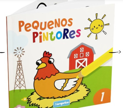 Caderno pintar Pequenos pintores - Animais