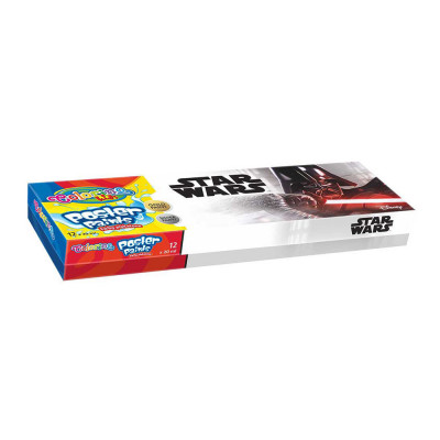 Caixa 12 Cores Pintura Star Wars Colorino