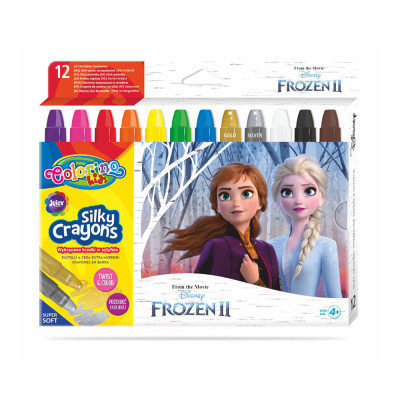 Caixa 12 Crayons Frozen Colorino