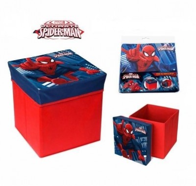 Caixa Arrumação + Puff Homem aranha