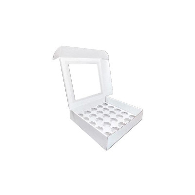 Caixa Branca 25 Brigadeiros/Docinhos