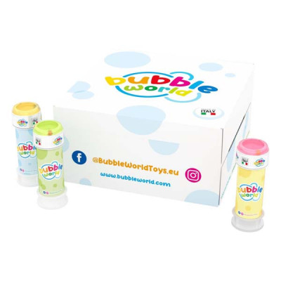 Caixa de 36 Bolas Sabão Cores Lisas