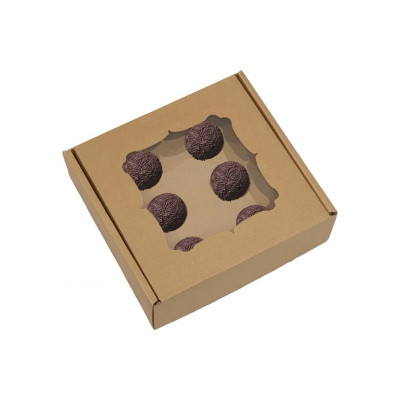 Caixa Kraft 12 Brigadeiros