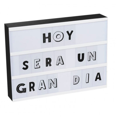 Caixa Preta c/ Luz + 87 letras
