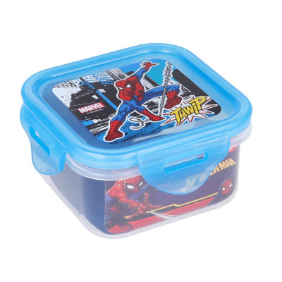 Caixa Recipiente Quadrado Spiderman 290ml