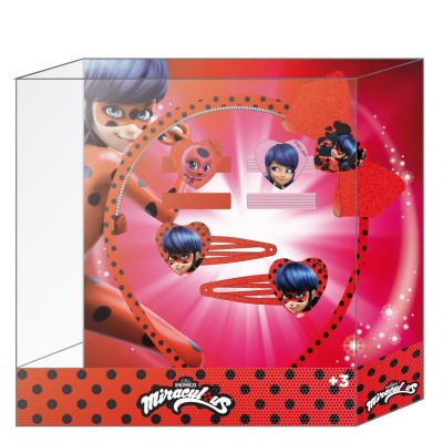 Caixinha acessórios cabelo de LadyBug