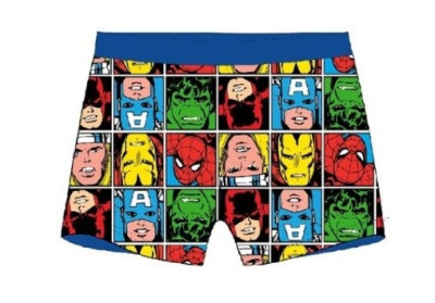 Calção Banho Boxer Avengers Marvel Faces