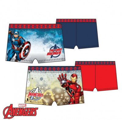 Calção Banho Boxer Avengers Marvel Sortido