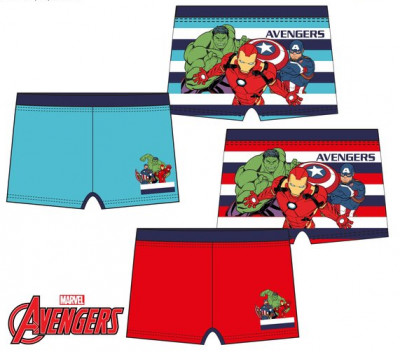 Calção Banho Boxer Avengers Stripes Sortido