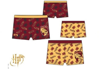 Calção Banho Boxer Harry Potter Gryffindor Sortido