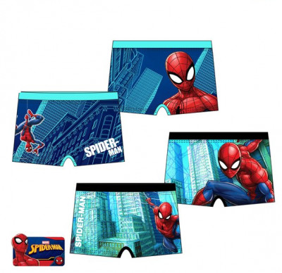 Calção Banho Boxer Spiderman Blue for Summer Sortido