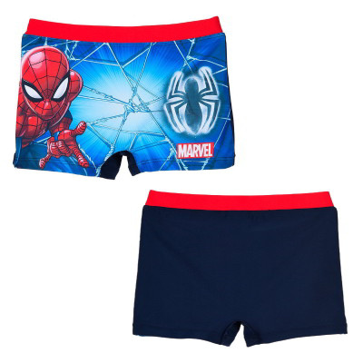 Calção Banho Boxer Spiderman Teia Sortido